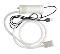 USB Mini Self-Priming Pump 32.8 Ft High Lift with 3 Meter Tube and Stainless Steel Filter Electric Siphon Pump Kit USB Powered for Bottling and Water Change