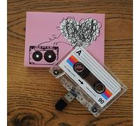 USB Mixtape - Retro Personalised Gift - Girlfriend, Boyfriend- Cute Birthday Present- Valentines Day - Retro AB OPB Design, Clear Tape- 16GB Flash Drive