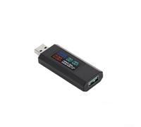 USB Mobile Charger Power Meter 6 in 1 with Voltage Current Timing Capacity Battery Tester DC 4~30V for Real Time Multi Parameter Charging Condition Monitoring