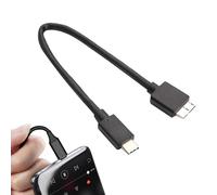 USB Mobile Hard Disk Cable 5Gbps Speed 5TB | External Hard Drive Braid for Various Type C Devices Computers Tablets Laptops Smartphones Cameras