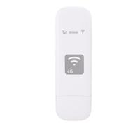 USB Mobile WiFi Router, 4G LTE USB WiFi Adapter, Plug and Play Modem for 8 Users, 150Mbps Speed, Portable with WPA3 Security, SIM Card Slot