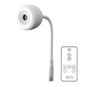 USB moon projector - night light with movable and remote control Moonlight that illuminates the room with soft light | USB light perfect for wall decoration in bedrooms, children's rooms and living