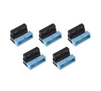 USB Motherboard Header, 90 Degree Angled USB 3.0 19-Pin Motherboard Internal Header, Pack of 5