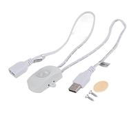 USB Motion Sensor Mini PIR Infrared Sensor Light USB Cable with Motion Sensor 120 Degrees Cone Angle 5-7m Sensing Distance, for Bathrooms Basements Warehouses