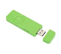 USB MP3 Player, USB Stick MP3 Music Player, HiFi Lossless Sound, Expandable UP to 64GB, Mini & Portable with Earphone & Lanyard, for Students & Adults (Green)