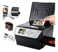 USB Multifunction Scanner (Film/Slide/Photo), Convert - 135&110 Film/35mm Slide + Photo/Document/Business Card to HD 22mp Digital Jpg File + 5" LCD Screen