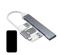 USB Multiport Adapter - High Speed Hub, Multiple Expansion Slots | Lightweight Structure, Easy Plug Connection, Compact Size, Best for Workstations, Streaming Devices, Data Backup, Laptop Accessories,