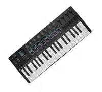 USB Music Keyboard Controller - 37 Note, Easy Setup, Programmable Knobs, ABS Construction for Music Production and Creation