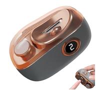 USB Nail Clippers - 3.35x2.6x1.26 Inch Electric Nail Clipper, Three-Speed Silent LED Light, Integrated Design For Storing Scraps | Baby Care Elderly Elderly Care Tool