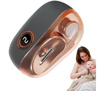 USB Nail Groomer - Electric Toenail Trimming Kit, Rechargeable Quiet 3-Speed Motor, Led Illumination, Comfortable Handheld Design | Safe Home Manicure Tool for Seniors Elderly Kids Babe at Home