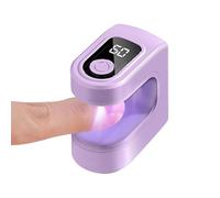 USB Nail Lamp - Hair Dryer 6x5.5x3.2cm, ABS LED Curing Lamp, Rechargeable Gel Lamp with Timing Setting | Accessory