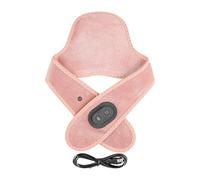 USB Neck Heating Pad - Vibrating Massager with 3 Heat Levels, Ergonomic Design, Soft Durable Material | Neck Shoulder Relief Pad for Muscle Relaxation Comfort Women Elderly Home Office Travel
