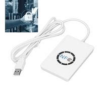 USB NFC Reader Writer 13.56MHz, Smart IC Card Copier Duplicator for NFC Tags Contactless Card Reader with 424kbps Speed Compatible with Linux