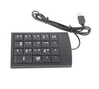USB Numeric Keypad, Easy to Carry Mini Keyboard, 19 Keys Numeric Keypad, Easy to Install and Use, Touch Key Design for All Types of Laptops and Desktop Computers