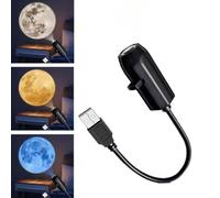 USB Ocean & Moon Projector Night Light, Plug & Play HD Starry Sky Nebula Projector, 360° Adjustable Projector Night Light, USB Ocean Projector, Starry Night Light Projector for Car, Bedroom Decor，A