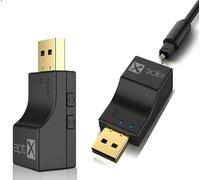 USB Optical Wireless Bluetooth Transmitter 2 in 1 Audio Transmitter Adapter Low Lantency APTX aptX-Adaptive/HD/LL Multi-Point HiFi Wireless Adapter for PS4/3 Xbox TV PC
