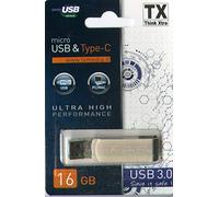 Usb-Otg 3.0 Micro+Typec 16GB Memory