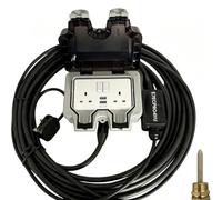 USB OUTDOOR EXTENSION LEAD WATERPROOF ARMOURED 5M-50M 2 GANG 2 USB'S (55, Metres)