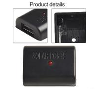 USB Output Solar Panel Voltage Regulator Module - 5V 2A Step-Down DC-DC Converter for Solar Power Banks, Folding Solar Chargers & 5V Devices, -40°