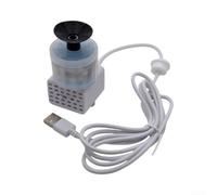 USB Pet Water Fountain Pump with Filter, Silent 5V for mini Circulation Pump for Cat Dog, Stable Suction Cup Design for Home Aquariums and Plant Fountains, Easy Clean Modular Unit(1)