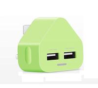 USB Plug Charger, Multi Port USB Charger Plug Adapter 2.1A Compatible with Nokia/Fire Tablet/Huaweii/iOSiPad/Kindle/Smart Watches/Motorola/Airpods/Samsung/iOSiPhone/HTC