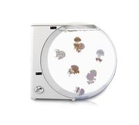 USB Plug-in Desktop Aquarium Ecological Tank with High-efficiency Filtration Adjustable Top Cover Quiet Ready-to-use Decorative
