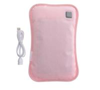 USB Plush Hot Water Bottle Hand Warmer for Office and Couch | Soft Plush Cover, Keeps Warm Night, Spot Heat for Lower Back and Neck