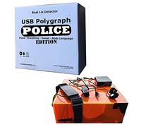 USB Polygraph 2: Police Edition - USB Polygraph Lie Detector Machine - Aluminium, 100% Aluminium