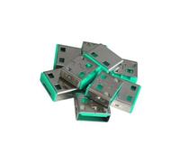 USB Port BLOCKERS Pack of 10 Green