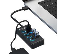 USB port extender, USB hub for laptop-USB fragments of high-speed multiport expander | Portable expansion devices without the effort of installing drivers. Parfa