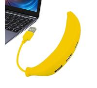 USB Port Hub | USB 2.0Hub Splitter 4-Port Adapter, Banana Shape USBSplitter, Expander Hub Type C Adapter, Faster Data Transfer For PC, Laptop, Drive, Camera