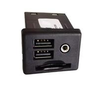 USB Port Panel Compatible With Chevy 2013 2014 2015 2016 2017 2018 Automotive AUX Switch Port Interface Adapter Parts 13581213 1358-1213