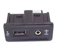 USB Port Socket Connector for Golf VII 2012-2017 OEM 5G0035222C | PC+ABS Plastic, Black, Direct Fit For Golf VII 2012-2017, Easy Installation, Reliable Connectivity