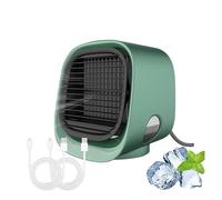 USB Portable Air Conditioner for Car, Campervan, Van, Caravan - Motorhome Air Conditioning Unit -Air Con for Car, Portable Small Aircon Unit for Bedroom - Aircooler Water Cooled Fan (GN*2 cables)