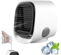 USB Portable Air Conditioner for Car, Campervan, Van, Caravan - Motorhome Air Conditioning Unit -Air Con for Car, Portable Small Aircon Unit for Bedroom - Aircooler Water Cooled Fan (WH*1 cable)