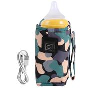 USB Portable Bottle Warmer - Milk Heat Keeper USB | Car Baby Bottle Warmer | Milk Bottle Warmer Bag | USB Insulated Baby Bottle Warmer for Home Car - Drink Warmer Thermostat Keep Milk & Food Warm