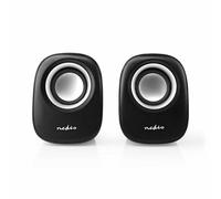 USB Portable Computer Laptop Speakers Multimedia Desktop Speaker Black/Silver