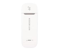 USB Portable Wifi, 4G LTE Mini Hotspot Device with Standard SIM Card Slot 10 Users WPA WPA2 WiFi Encryption Plug and Play Hotspot for Working at Home and Traveling (White)