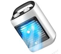 USB Power Air Cooler 30 Hours Run Time 3 Wind Mode Ice Base Cooling System Quiet Design Low Noise Rechargeable Car Fan for Office Car Camping