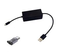 USB Power Cable for AMZ Fire TV Sticks 4K (Eliminates the Need for AC Adapter) with Micro USB Type-C Adapter Black
