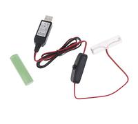 USB Power Converter, DC Backup Battery USB Type C to 3V LR6 / AM3 / AA Battery Replacement 2 x Batteries