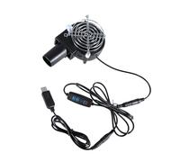 USB Power Fan 9733 Adjustable Speed Cooling Blower Bearing with Metal Guard for Outdoor and Construction