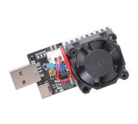 USB Power Load Tester 3.7-13V Input 15W Discharge With 40℃ Auto Cooling For Circuit Analysis USB Controlled Load Device