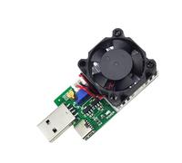 USB Power Load Tester 3.7-13V Input 15W Discharge With 40℃ Auto Cooling For Circuit Analysis USB Controlled Load Device