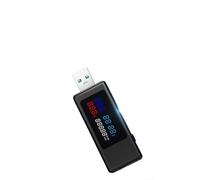USB Power Meter 120W Color Screen Voltmeter(Black)