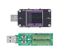USB Power Meter, Current Voltage Battery Capacity Tester Color LCD