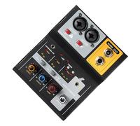 USB Power Mixer 32Bit Studio Sound Double Input Control for Podcasting and Meetings Auditory Mixer