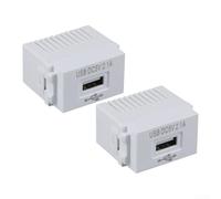 Usb Power Module 220V Socket 5V Transformer 2.1A Mobile Phone Fast Charging Panel(2pcs)