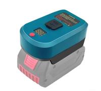 USB Power Source Adapter for Bosch and For Dewalt 18V Batteries, Dual Fast Charging for BL1850B BL1860B DCB200 DCB201 BAT622 BAT609, 110x70x50mm(for bl1830)
