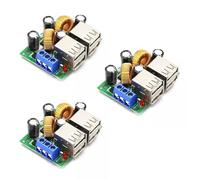 USB Power Supply Module 4Port Synchronous Rectifiers 94% Efficiency Wide 9-36V Input Compatible for Automotive Use